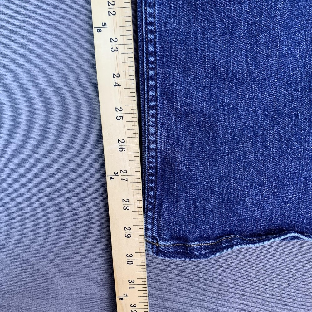 Duluth Trading Co Jeans Women 36x30 Fit Blue Mid Rise Bootcut Stretch Denim - Picture 10 of 16